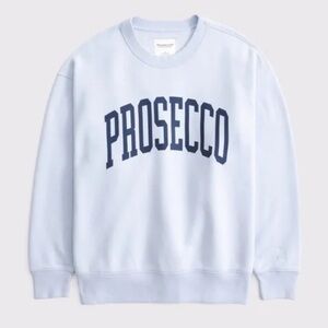 NWT Abercrombie & Fitch Prosecco Sweatshirt Size Small